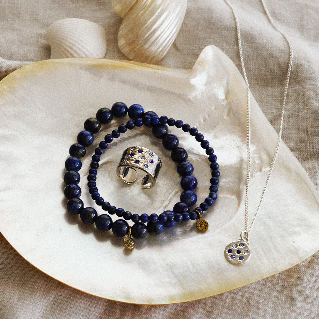 Lapis Lazuli energy gem bracelet