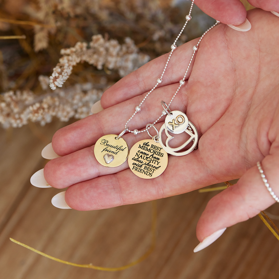 Personalised best friend discount necklaces